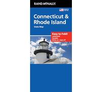 Rand McNally Easy to Fold: Connecticut/Rhode Island Laminated Map