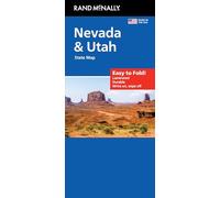 Rand McNally Easy to Fold: Nevada & Utah State Laminated Map