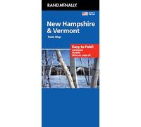 Rand McNally Easy to Fold: New Hampshire, Vermont Laminated Map