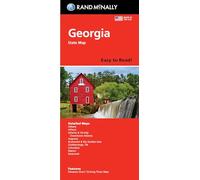 Rand McNally Easy to Read Folded Map: Georgia State Map