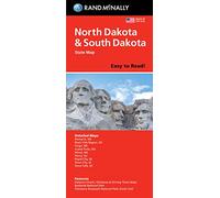 Rand McNally Easy to Read Folded Map: North Dakota, South Dakota State Map