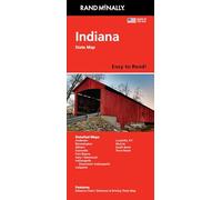 Rand McNally Easy to Read: Indiana State Map