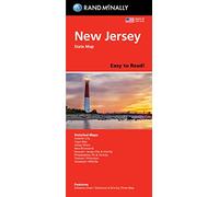 Rand McNally Easy To Read: New Jersey State Map
