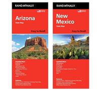 Rand McNally State Maps: Arizona and New Mexico (2 Maps)