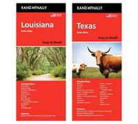 Rand McNally State Maps: Louisiana and Texas (2 Maps)