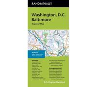 Rand McNally Washington DC/Baltimore MD Regional Map