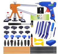 Randalfy Car Dent Puller Repair Kit - Paintless Dent Repair Tools with Golden Lifter - Universal Auto Body Dent Repair Tool, Slide Hammer and Glue Gun for Large & Small Ding Hail Dent Remover