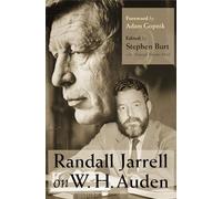 Randall Jarrell on W.H. Auden (A Columbia University Publication)