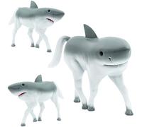 Randimals Animal Figurine Toy - Shark & Horse Hybrid Animal Toys - Unique Mix of Safari Toys & Farm Animals Mix Figures - Hork Toy Animals for Kids & Kidults