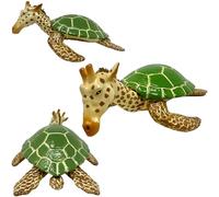 Randimals Girtle Hybrid Animal Toy - Giraffe & Turtle - Unique Safari & Farm Animal Mix - Unisex Kids & Kidults Stuffed Toy