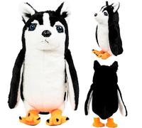 Randimals P-Dawg Penguin & Husky Hybrid Stuffed Animal Plush Toy - Unique Hybrid Toy Celebrating Diversity & Self-Discovery