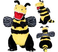 Randimals Stuffed Animal Plush Mix - Bee & Tyrannosaurus Hybrid Stuffed Animals for Girls & Boys - Cute & Soft Dinosaur Plush Cuddly Toy - Unique Plush Toys for Discovery & Adventure