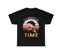 Randle McMurphy It's Medication time T-Shirt One Flew Over The Cuckoo's Nest Tee BlackXXX-Large