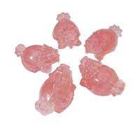 Random 1PC Rose Quartz Dragon Turtle Decoration Natural Crystal Raw Stone, Birthday Gift, Scene Decoration.