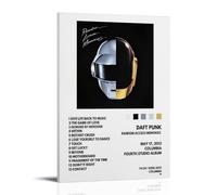 Random Access Memories-Daft Punk Waterproof And Stain Resistant Wall Paintings High-definition Spray Painted Decorative Paintings Study And Coffee Shop Decorations Fade ResistantFrame-style12x18inch(3