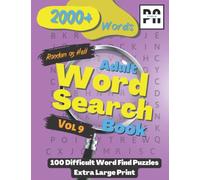 Random as Hell Adult Word Search Book: Vol 9 | 100 Difficult Word Find Puzzles | Relax and Relieve Stress with a Tricky Wordsearch Game | Extra Large Print