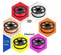 Random Color PLA 3D Printer Filament 1.75mm Spool Full Available for Material Imprimante(Random Color)