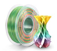 Random Color PLA 3D Printer Filament 1.75mm Spool Full Available for Material Imprimante(Silk Rainbow 01)