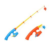 Random Colour Pool Fishing Toys - Summer Floating Magnet Pole Stretchable Table Games for Toddlers - Outdoor Water Play Accessories for Kids at the Beach (One Size)