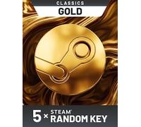 Random Gold 5 Keys - Steam Key - GLOBAL