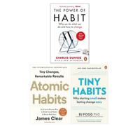 Random House Tiny Habits: Why Starting Small Makes Lasting Change Easy, Atomic Habits, The Power Of Habit: Why We Do What We Do, And How To