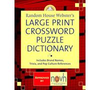 Random House Webster's Large Print Crossword Puzzle Dictionary