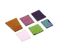 Random Mix Dichroic Glass Chips Findings 28g Great for Craft Jewelry Making and Adding Sparkles to Artistic Creations Jewelry Making Supplies