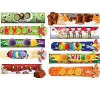 Random Mixed Chocolate & Sweets - Caramel, Buttons, Jelly Tots - Fun Variety Pack for Sharing & Gifting (20 x Random MIxed)