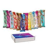 Random Mixed High Protein,Low Sugar Radom Mixedd Protein Bars 60g - Birthday Cake,Cookie Dough,Chocolate Chip Salted Caramel,Peanut,White Chocolate Bars (5 x Mixed Bars)