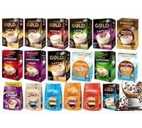 Random Mixed Mokatte Instant Coffee Sachets Variety Pack - Assorted Flavors for a Rich & Aromatic Coffee Experience (10, Random Mixed)