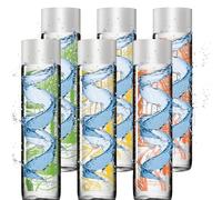 Random Mixed Variety Sparkling Water - 375 ml Glass Bottles - Lime Mint, Lemon Cucumber, Tangerine Lemongrass - Assorted Pack (10 x Mixed)