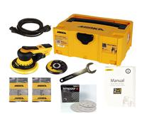 Random Orbital Sander Electric Mirka Deros 5650CV Set +50 Schleifsch.& Case Foc