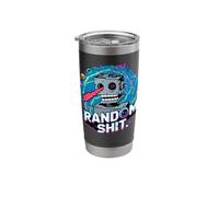 Random Shit - Glitch - Cyber - Digital Stainless Steel Insulated Tumbler