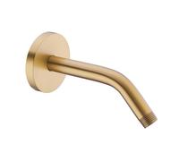 RANDOM Shower Arm with Flange,Gold 6 Inches Wall Mount Angle Shower Head Extension Arm For Fixed Shower Head Stainless Steel,Champagne Bronze.RD91018-6CB