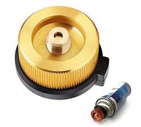 Random Styles Camping Nozzle Bottle Convert Adapter Connector Stove Connector for Butane Canister to Screw Gas Cartridge