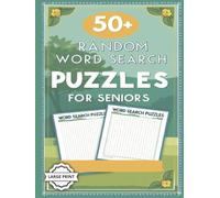 Random Word Search For Seniors: Large 50+ Puzzles for Fun and Relaxing Activities | Easy to Read Print