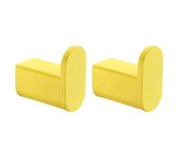 RANDOM Yellow Towel Hooks for Bathrooms Round Shower Hooks SUS304 Stainless Steel Wall Mount Coat Hooks.RD-96026-8YL