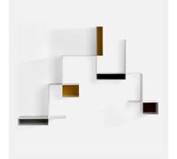Randomissimo shelving system MDF Italia Variant 2 White - F101401 / F101402