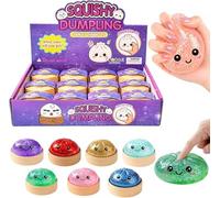 Randomly 1PC Dumpling Squishies Mystery Advent Countdown Calendar Bao Bun Mystery Advent Countdown Calendar With Random Surprise Stress Relief Squishy Dumplings Toy Gift