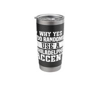 Randomly Use A Philadelphia Accent Stainless Steel Insulated Tumbler