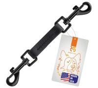 Randstark Biothane Collar Safety Backup Clip | Dual Rotating Metal Clasps