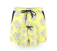 Randy Cow Matching Father & Son Daisies Swim Shorts with Waterproof Pocket - XS / 1-2 Yrs