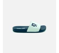 Randy Cow White & Navy Sliders - Vegan Friendly - EU 39