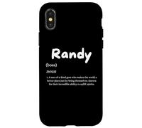 Randy Definition Personalized Name Custom Costume For Randy Case for iPhone X/XS