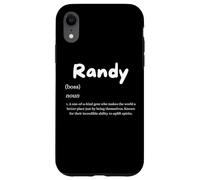 Randy Definition Personalized Name Custom Costume For Randy Case for iPhone XR
