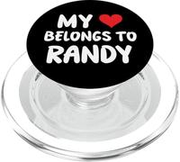 Randy - My Heart Belongs To Randy - Love PopSockets PopGrip for MagSafe