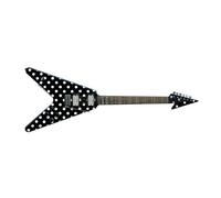 Randy Rhoads' Sandoval Polka Dot Flying V Guitar Greeting Card, DL Size