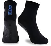 RANDY SUN Socks Shoes Women & Men, Barefoot Beach Socks, Quick Drying Beach Socks for Beach Volleyball, Yoga, Surfing, 1 Pair, Black Ankle Socks, 41.5/42.5 EU