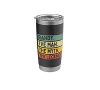 Randy The Man The Myth The Legend Funny Personalized Quote Stainless Steel Insulated Tumbler