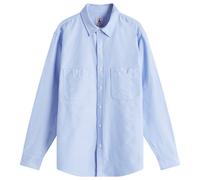 Randy's Garments Men's 3 Pocket Work Shirt - Presented by END. Blue Oxford Large